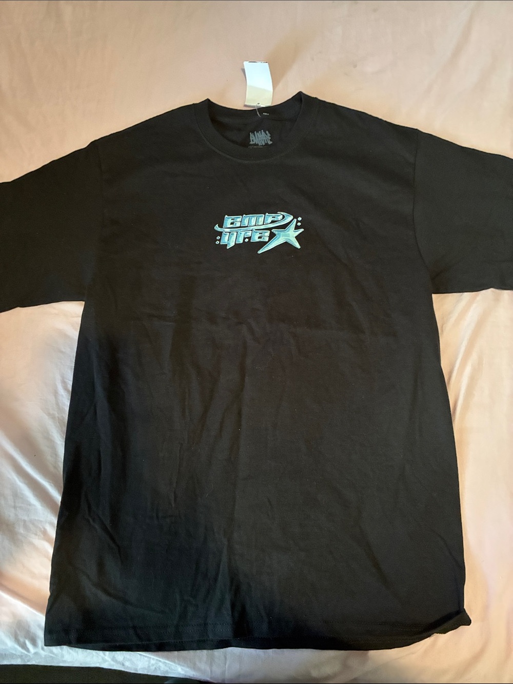 Zumiez Black Short Sleeve Tee with Teal Chest Logo
